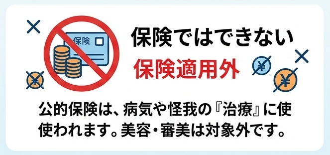 公的保険は病気やケガの治療に使われます